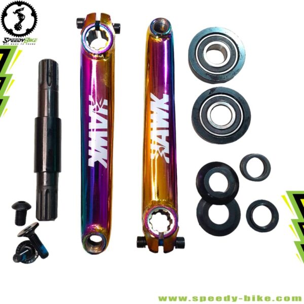 Cranks Hawk C/America Sellado 175mm Tornasol