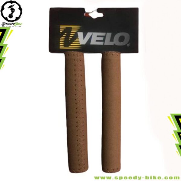 Grips Velo Cuero Cafe