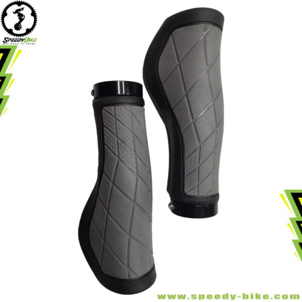 Grips Eagle-F Mtb Plast/Rubber 136.5mm Black/Grey Con Apoyo Mod Eg-905 Cn