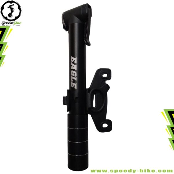 Inflador Eagle Max Pressure Reversible Black Alum Peq