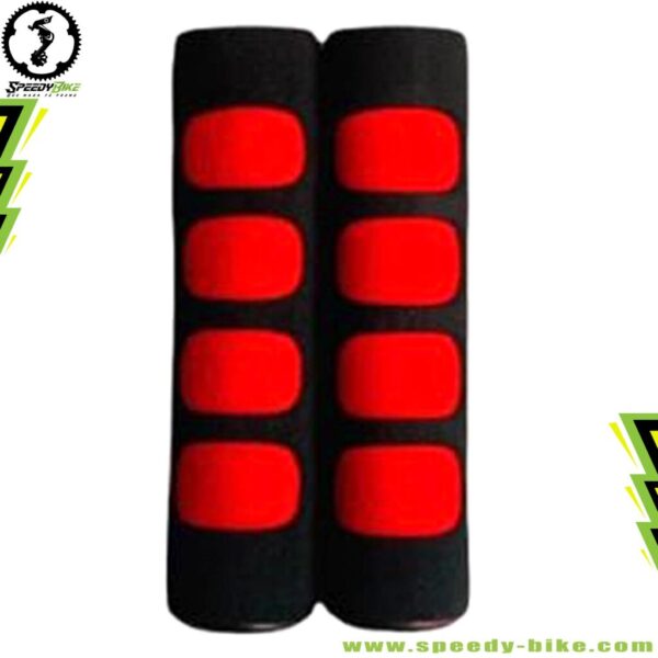 Manubrio Mtb De Espuma Lf-212 Negro/Rojo