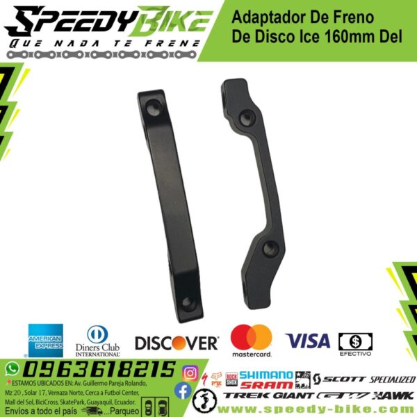Adaptador De Freno De Disco Ice 160mm Del