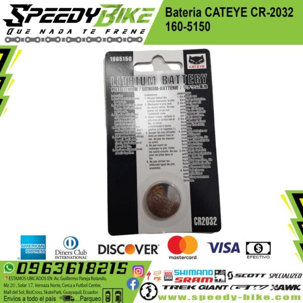 Bateria Cateye Cr-2032 160-5150