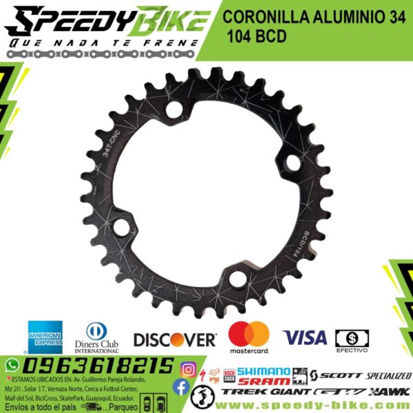 Coronilla Aluminio 34 104 Bcd