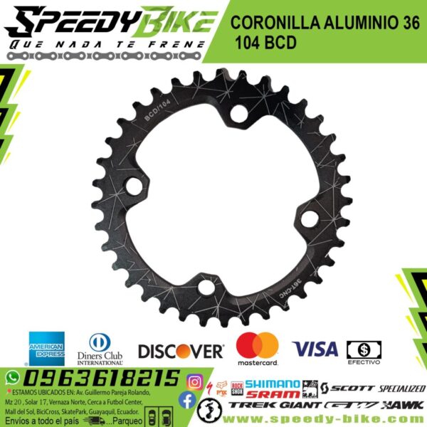 Coronilla Aluminio 36 104 Bcd