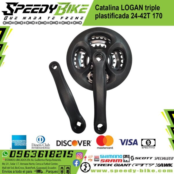 Catalina Logan Triple Plastificada P/Carbon 24/42t 170l