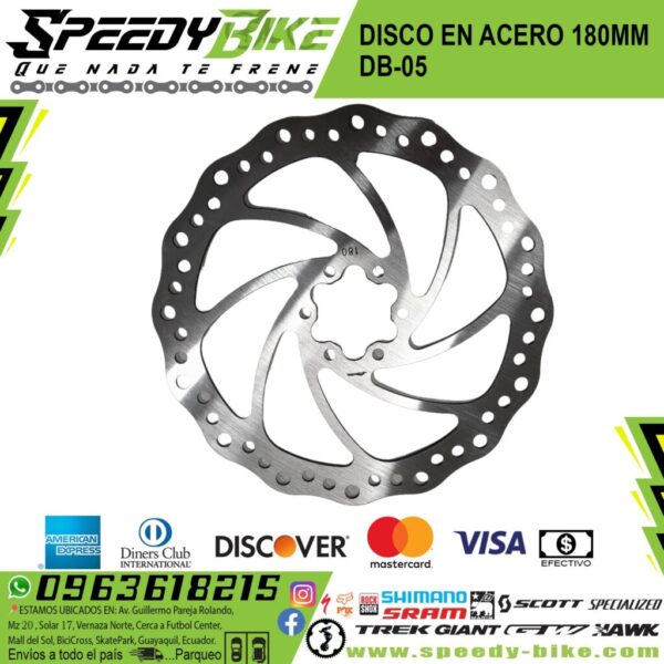 Disco En Acero 180mm Sipo Db-05