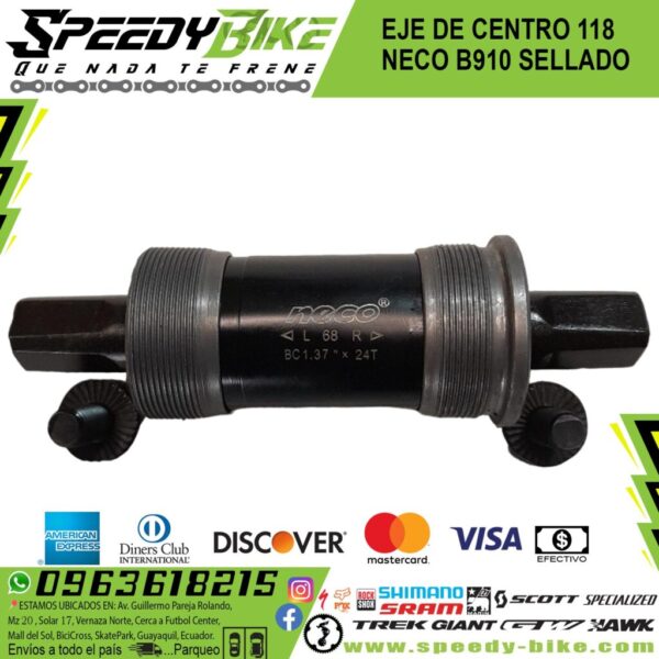 Eje De Centro 118 Neco B910 Sellado