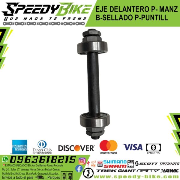 Eje Delantero P/ Manzana B/Sellado P/Puntill