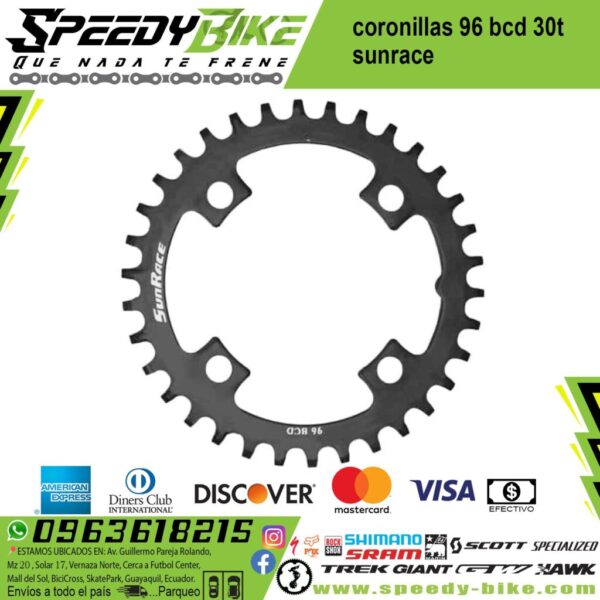 Coronillas 96 Bcd 30t Sunrace