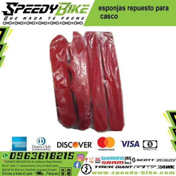 Esponjas Repuesto Para Casco