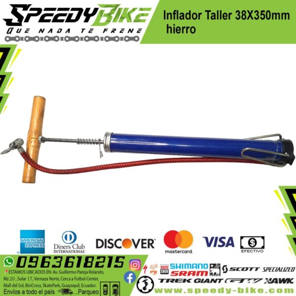 Inflador Taller 38x350mm Hierro Cn