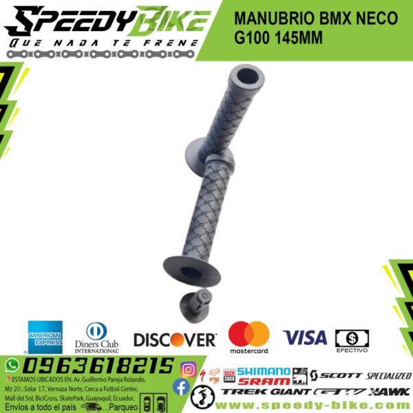 Manubrio Bmx Neco G100 145mm Negro