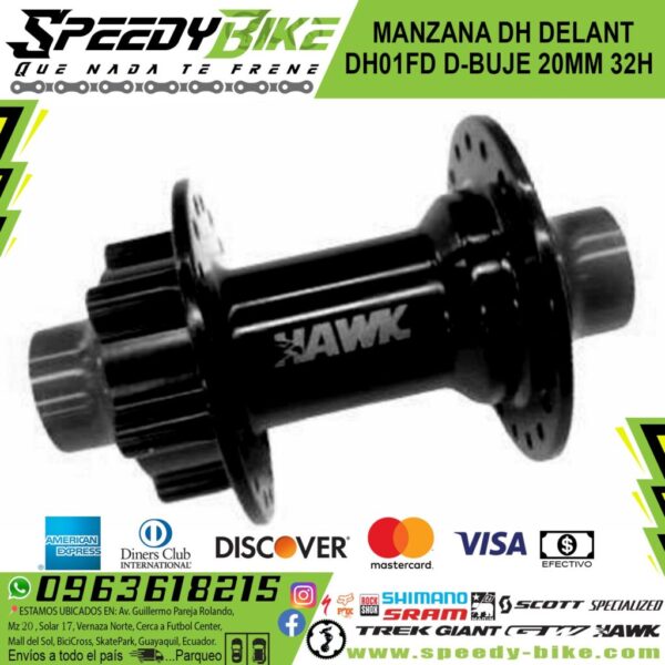 Manzana Dh Delant Dh01fd D/Buje 20mm 32h