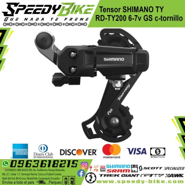 Tensor Shimano Ty Rd-Ty200 6/7v Gs C/Tornillo Directo