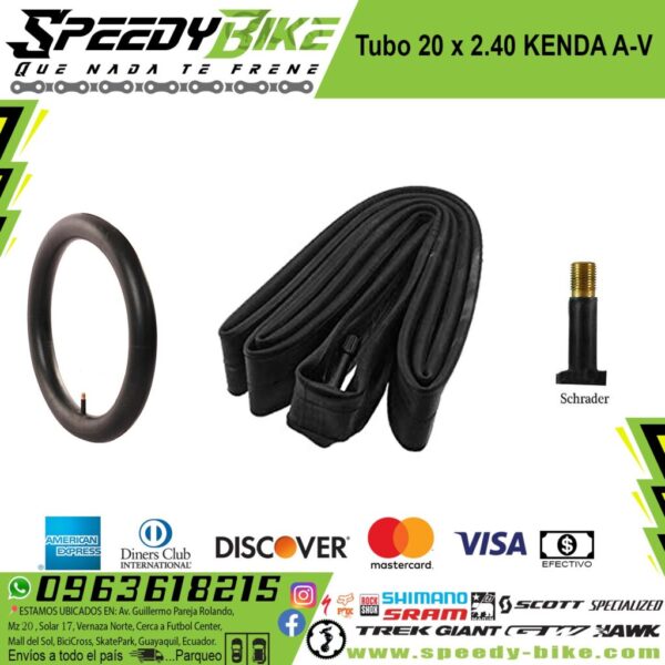 Tubo 20 X 2.40 Kenda A/V