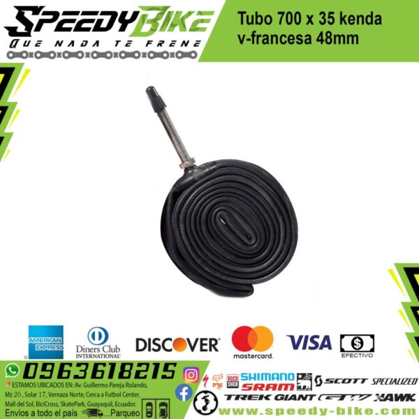 Tubo 700 X 35 Kenda V/Francesa 48mm