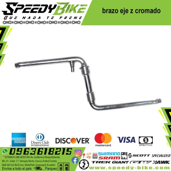 Brazo Eje Z Cromado