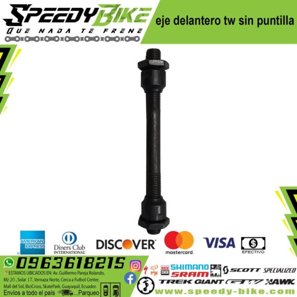 Eje Delantero Tw Sin Puntilla