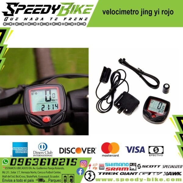 Velocimetro Jing Yi Rojo